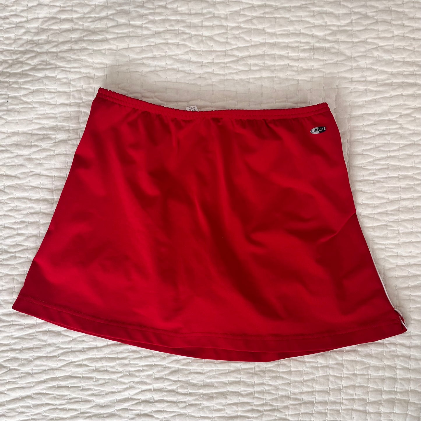 ADIDAS red tennis skirt