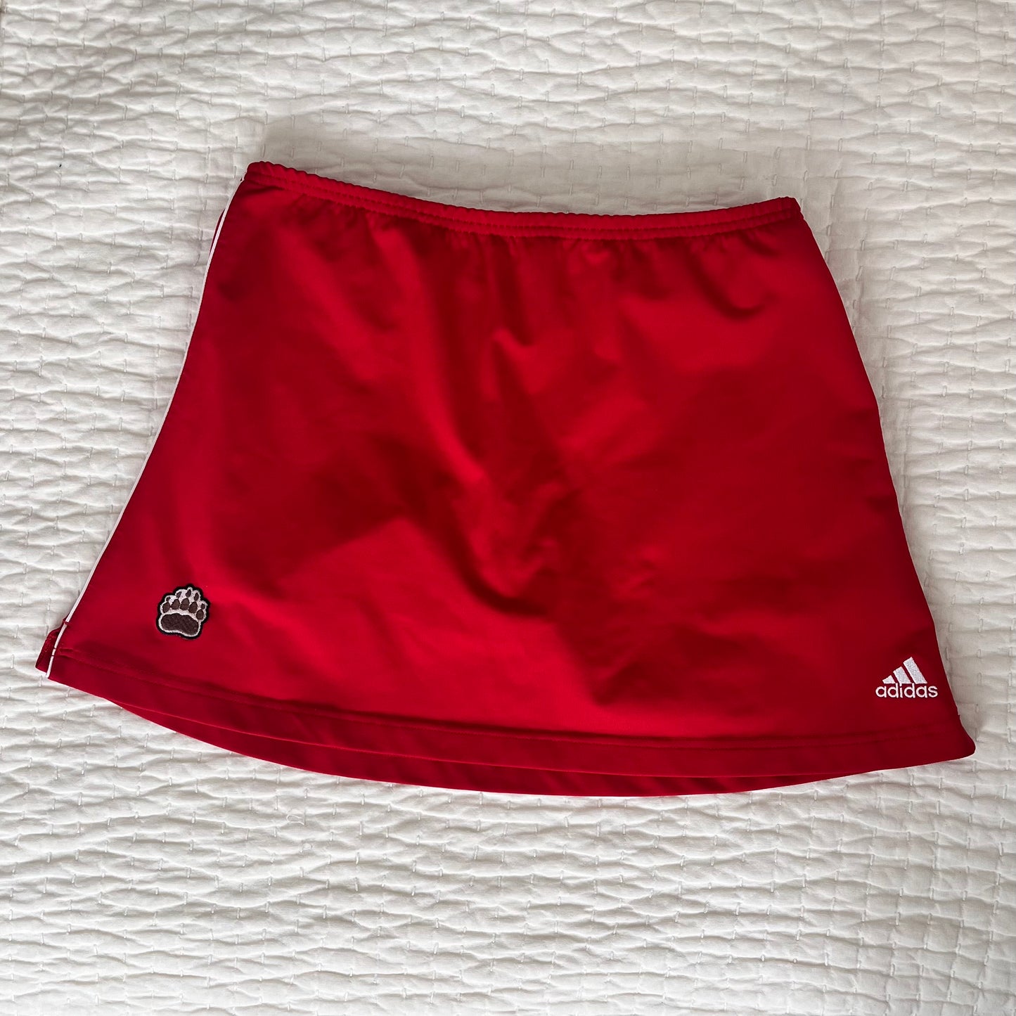 ADIDAS red tennis skirt