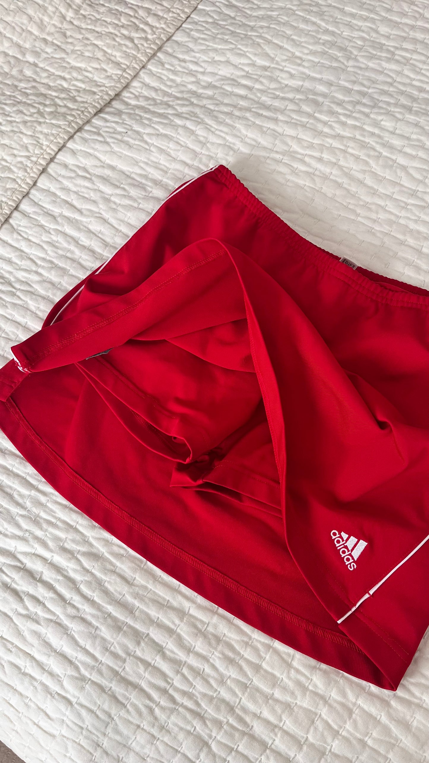 ADIDAS red tennis skirt