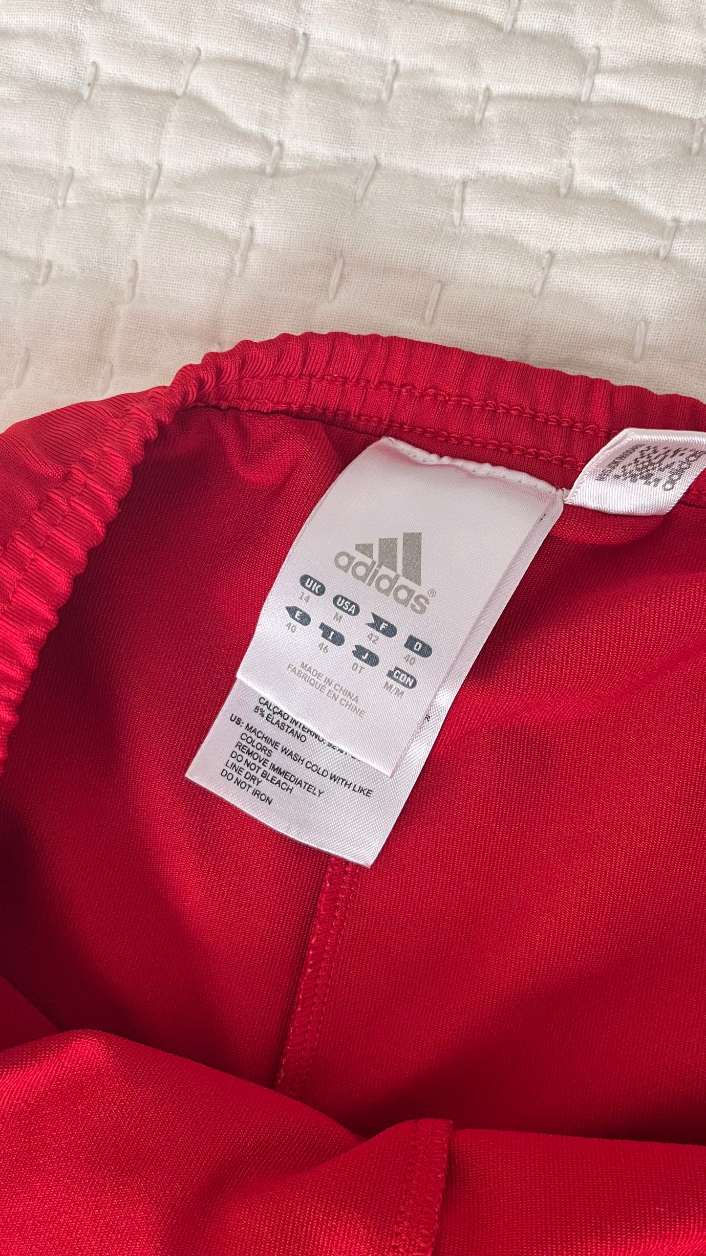 ADIDAS red tennis skirt