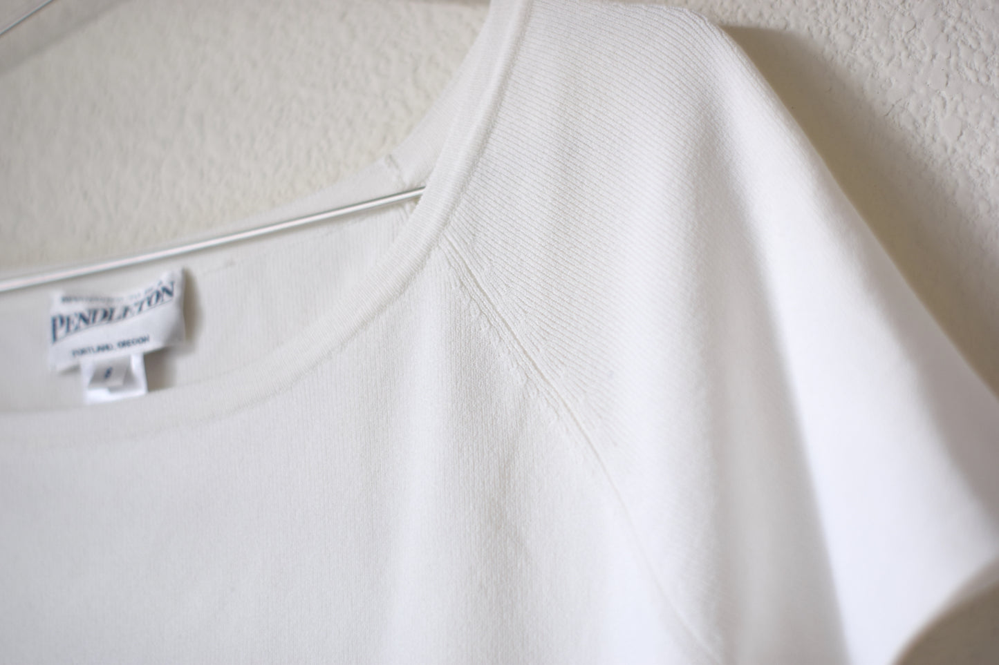 Pendelton white knit tee (S)