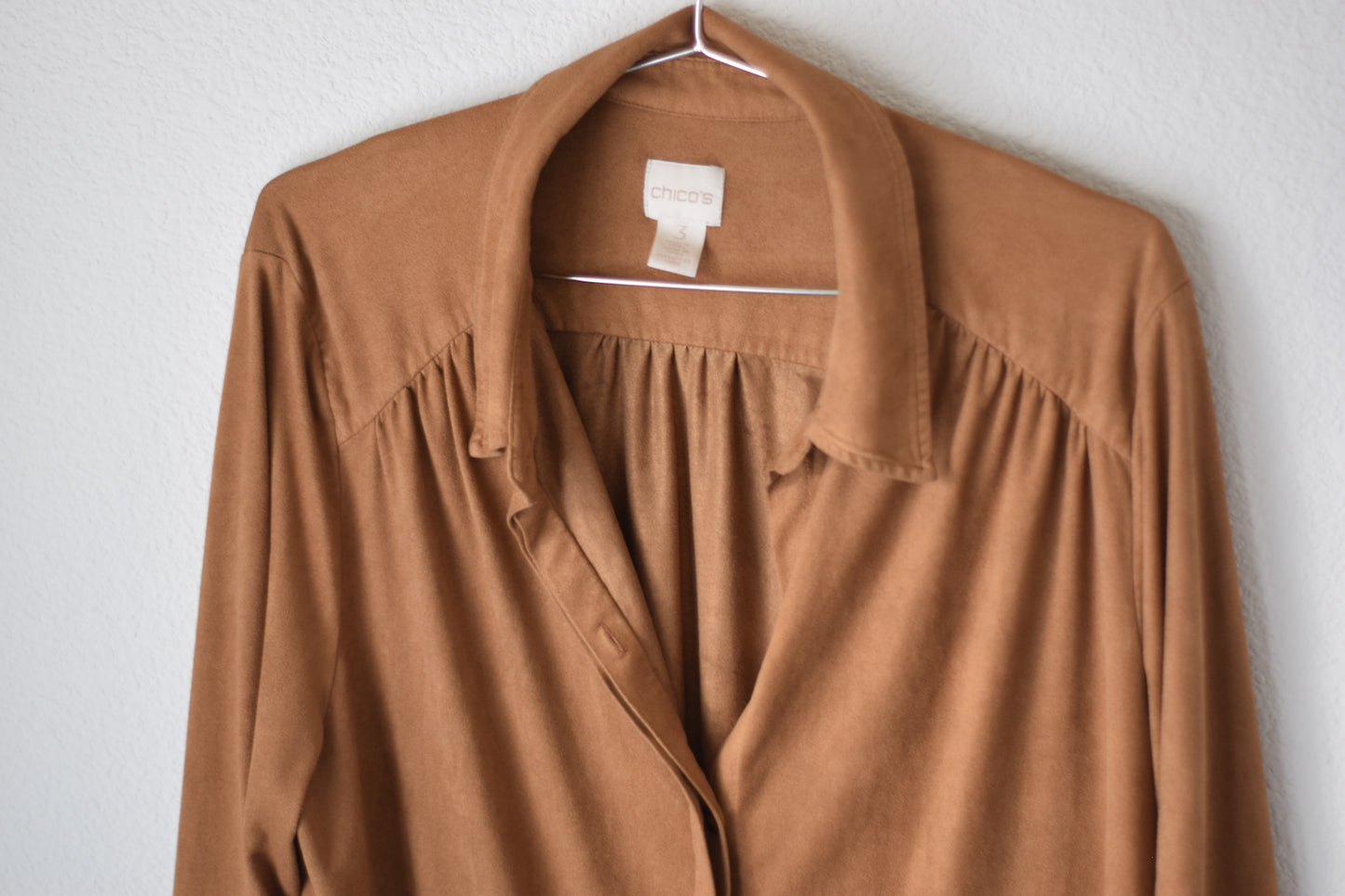 faux suede button down (3)