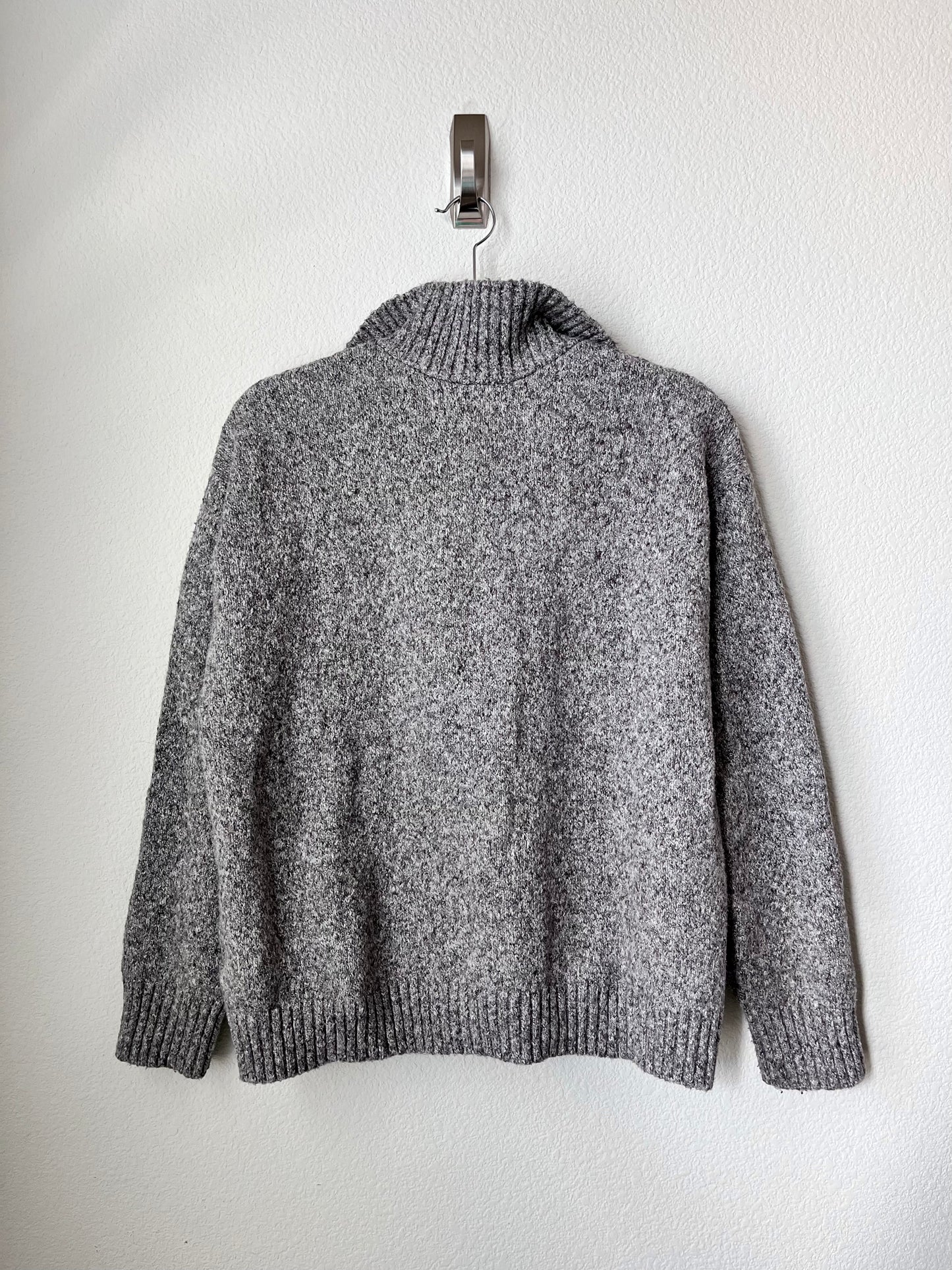 half zip knit sweater (XL)