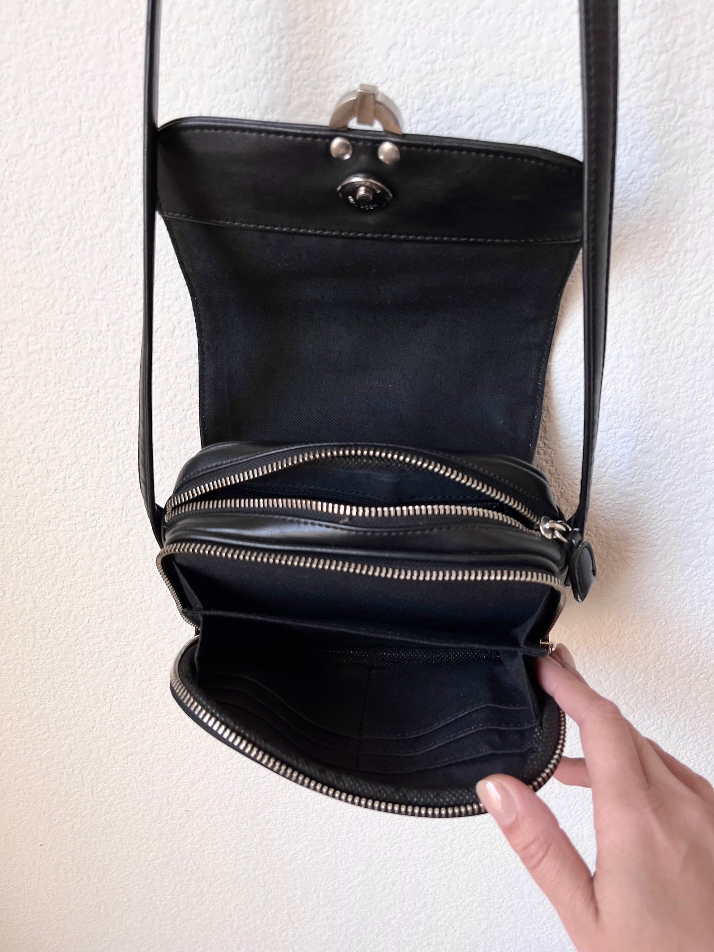 NINE WEST vegan leather crossbody purse