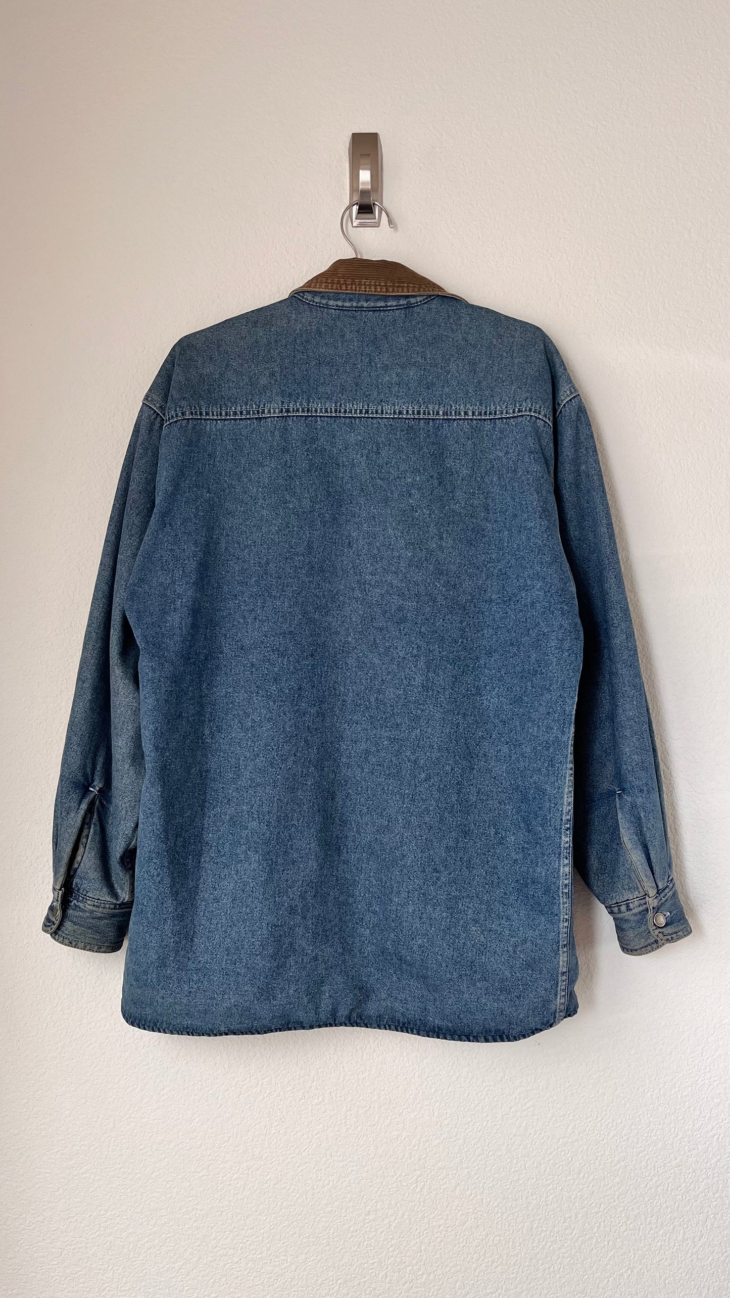 GAP DENIM flannel lined shirt/jacket (S)